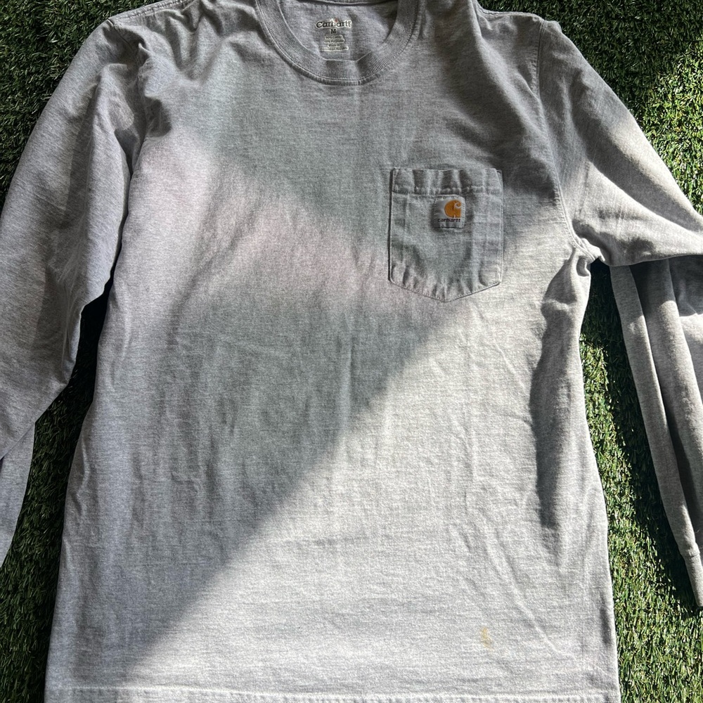 Carhartt Heather Gray Pocket Tee